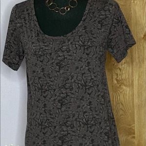 Lularoe Classic Purple and black pattern